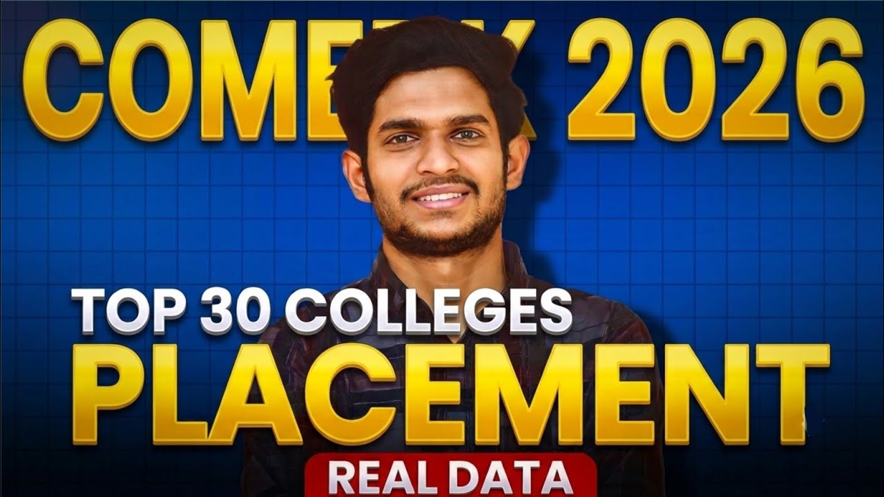 COMEDK Top 35 College Placement Ground Reality 2026 | No Excuse only Best Placement Colleges