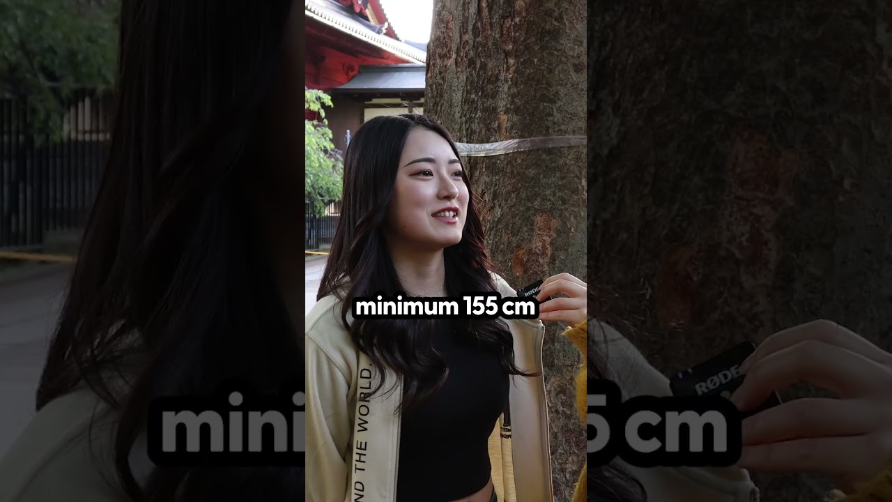 Japanese Girls : What is the ideal height of a Guy!  #japan #japanese #shorts
