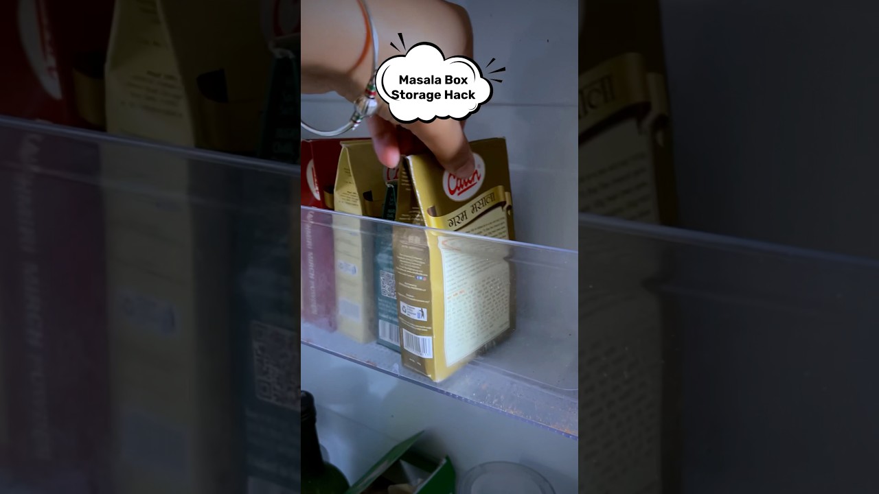 Masala Box Storage Hack #kitchenhacks #shorts