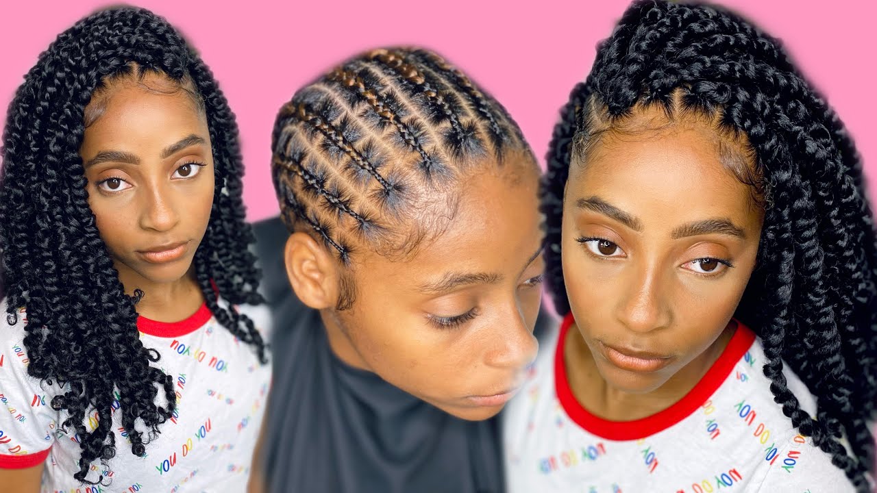 Pre-twisted Passion Twist |Pre-looped Crochet Braids| Quickly & Easily Install by Yourself