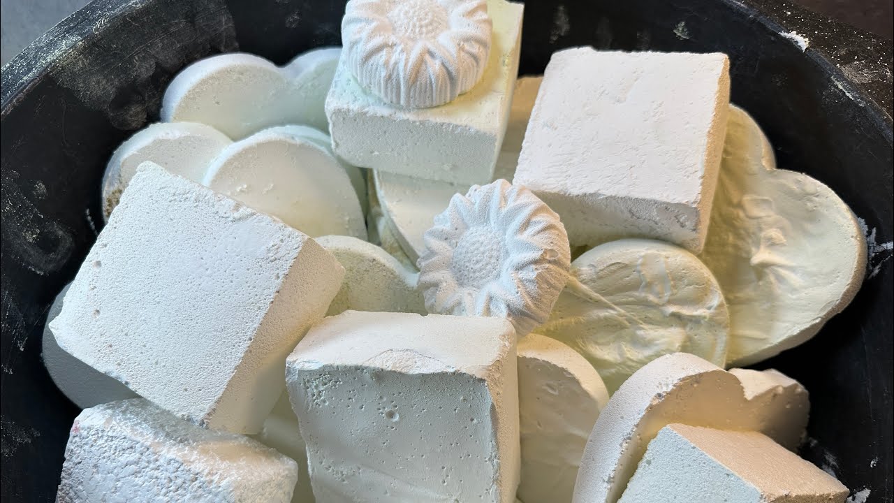 White Crumble in Bucket | Satisfying