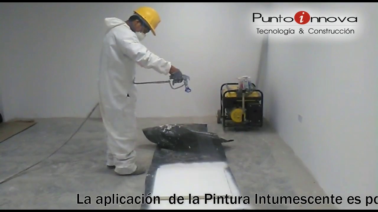 PUNTOINNOVA  Aplicación de  Pintura intumescente