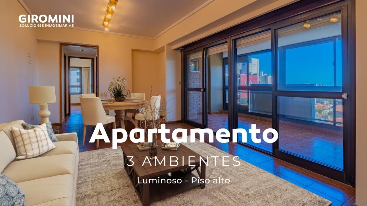 Apartamento de 3 ambientes, con cochera y baulera - Stella Maris