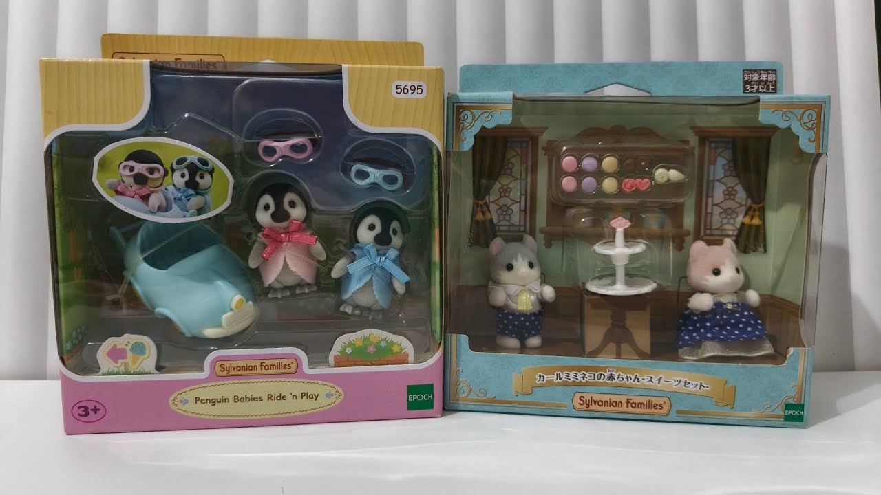Unboxing Sylvanian Family Penguin Babies dan Curly Cat Baby Set #unboxing #sylvanian