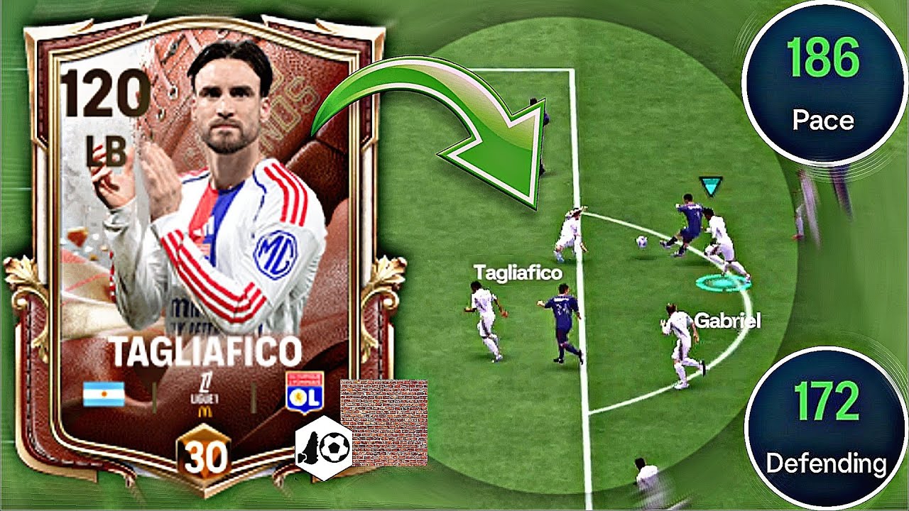 Meta beast LB+LM 🧱🔥 115 Ovr TAGLIAFICO Card Review - FC mobile 