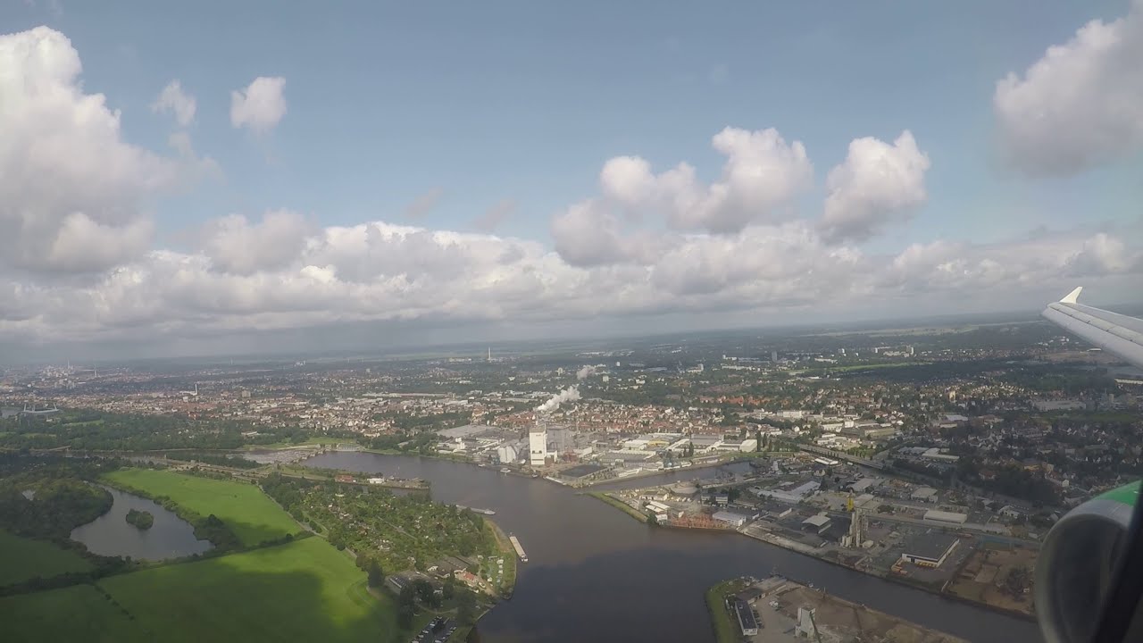 Landeanflug auf Bremen