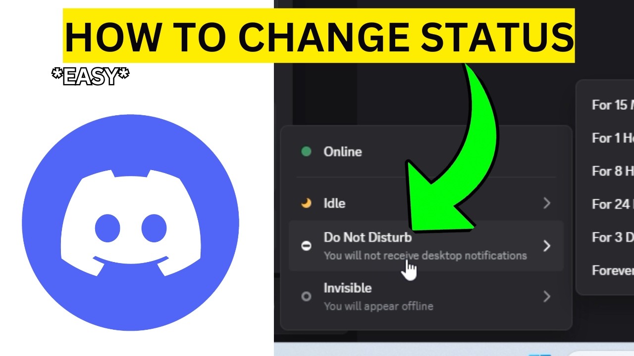 How To Change Status on Discord(EASY)