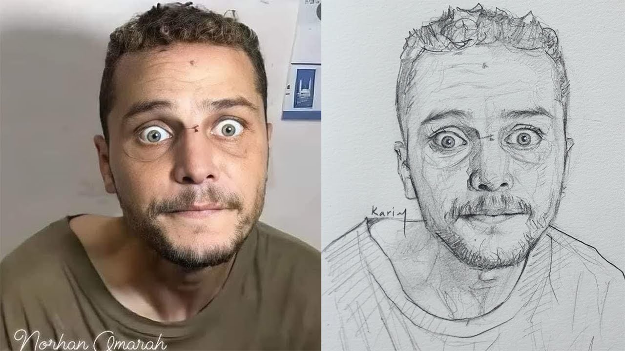 Портретный рисунок!😥
