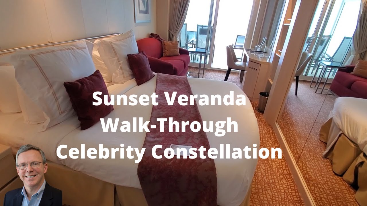 Sunset Veranda Stateroom Walk-Through I Celebrity Constellation