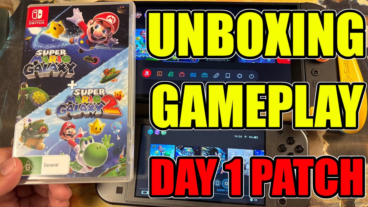 ЛУЧШИЕ 3D-ИГРЫ! Super Mario Galaxy 1 и 2 на Switch 2 — распаковка, патч первого дня и геймплей