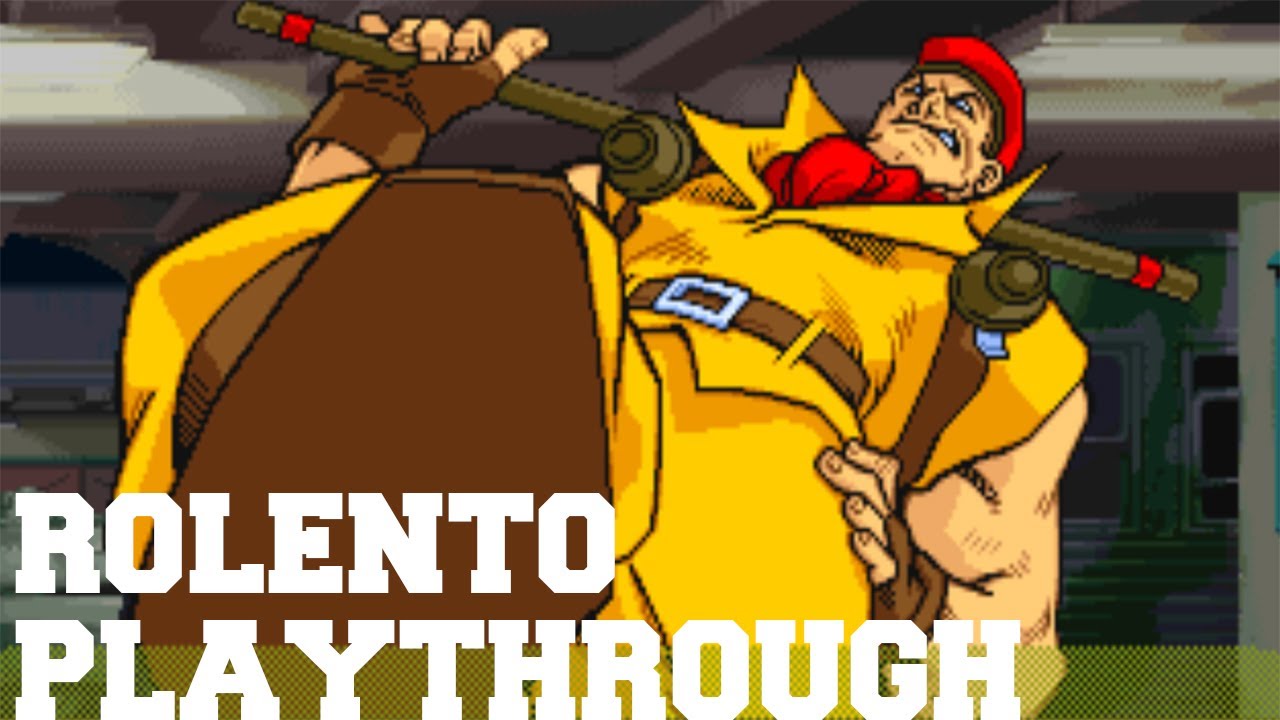 Street Fighter Alpha 3: Rolento Playthrough