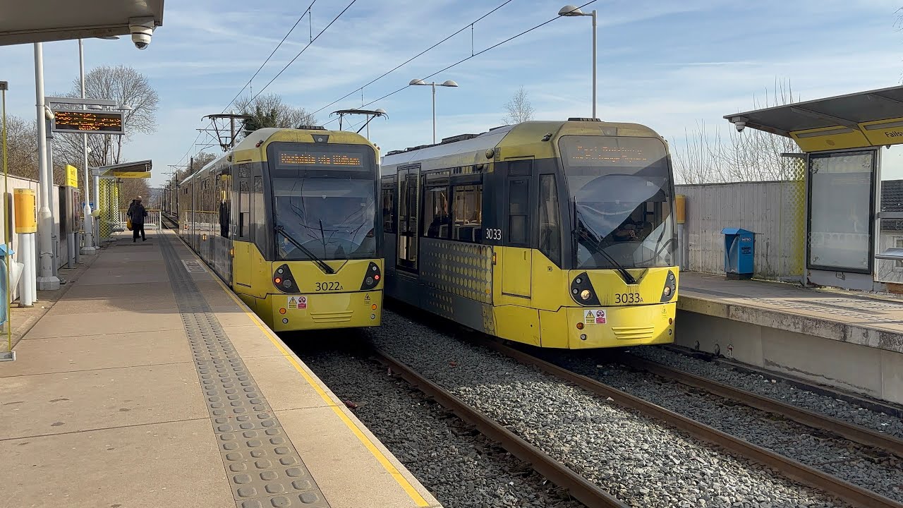 Tram-Spotting At Failsworth (1.3.25) | Manchester MetroLink
