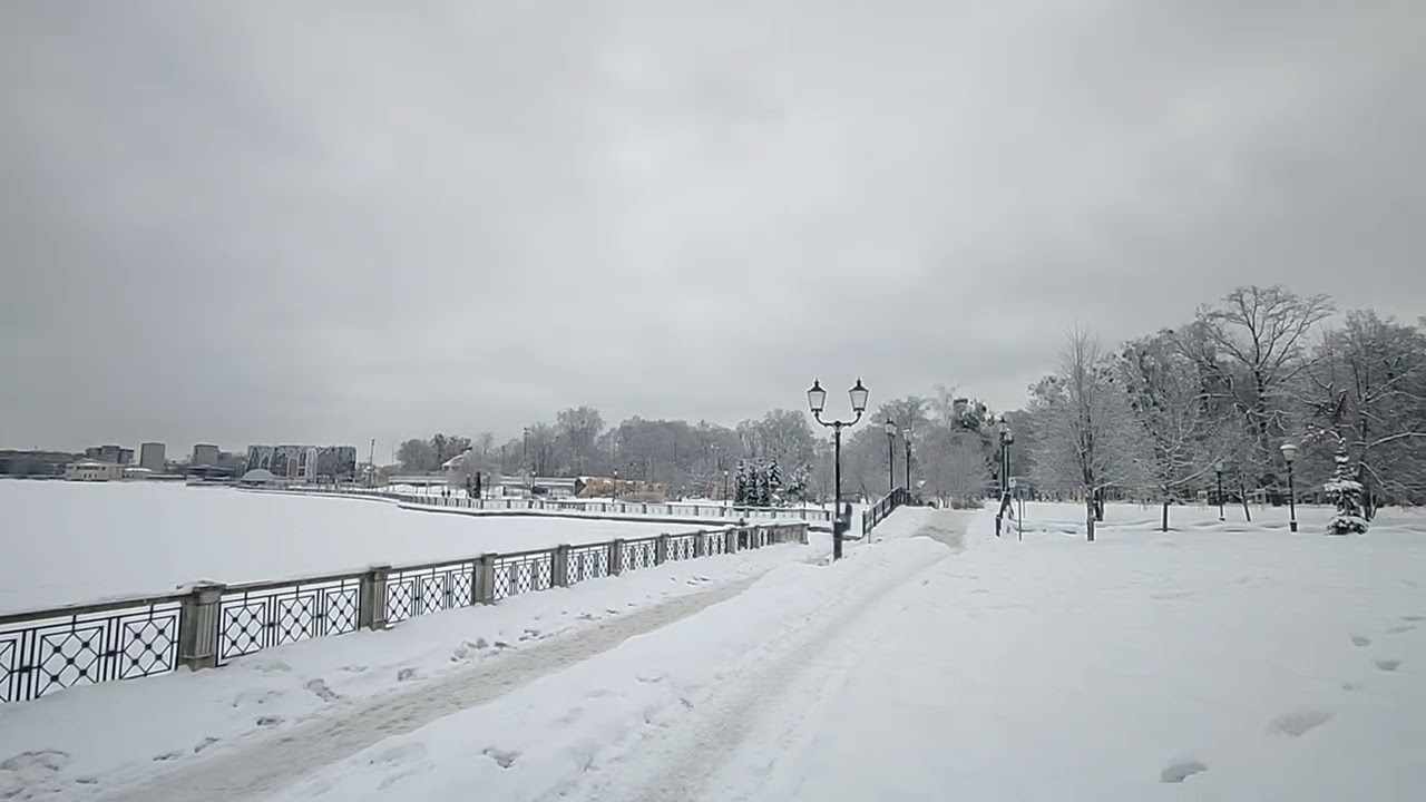 Верхнее озеро Калининград февраль