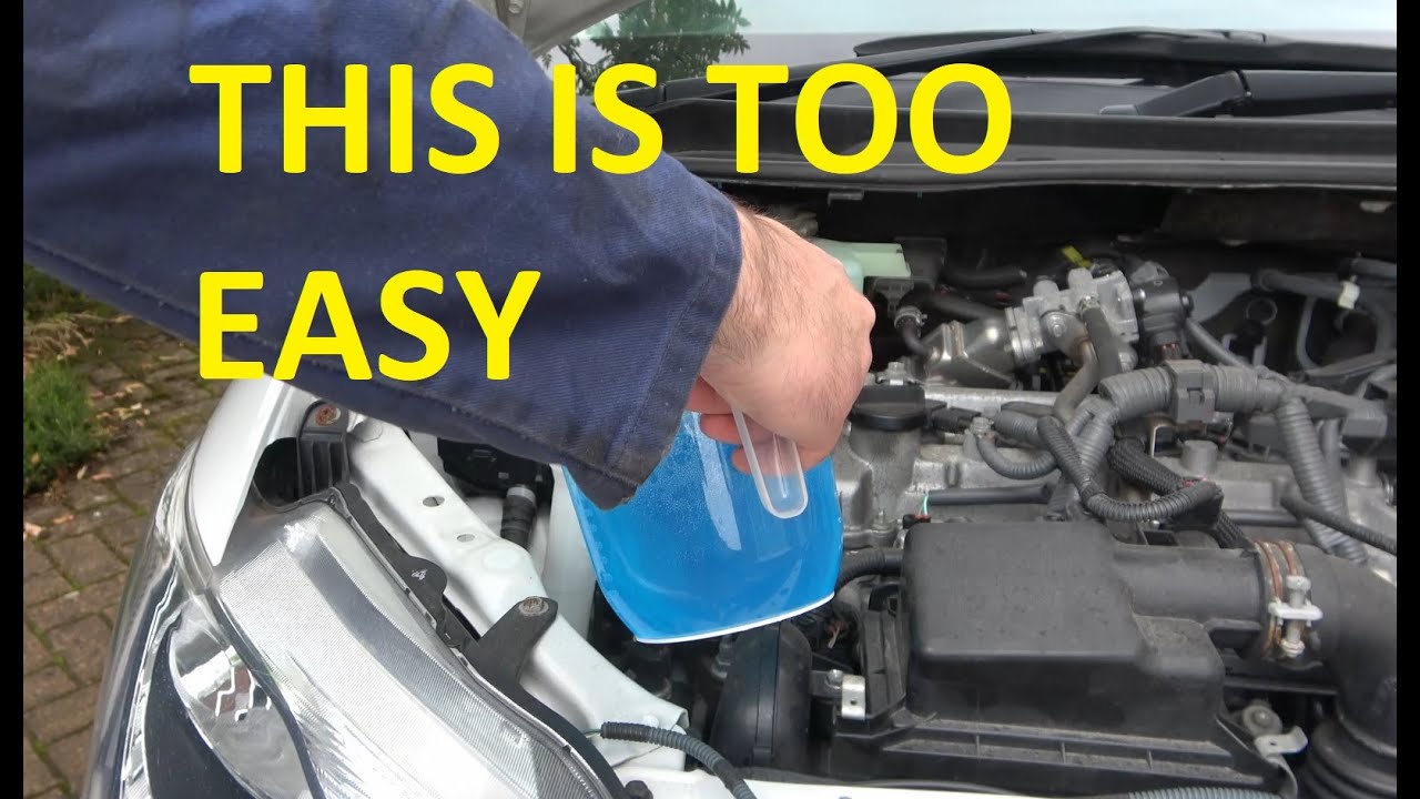 Toyota Hybrid Screen Wash fill - Corolla Fielder