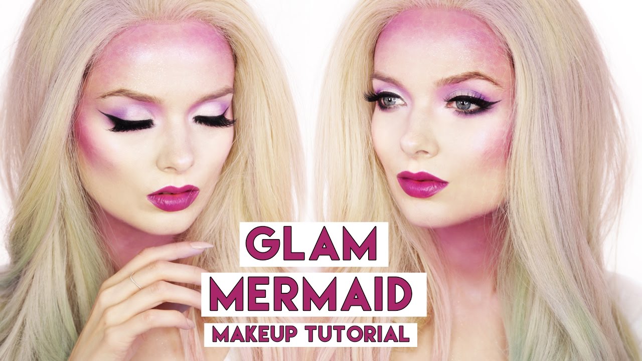 Easy Glam Mermaid Makeup Tutorial // Halloween Makeup // MyPaleSkin