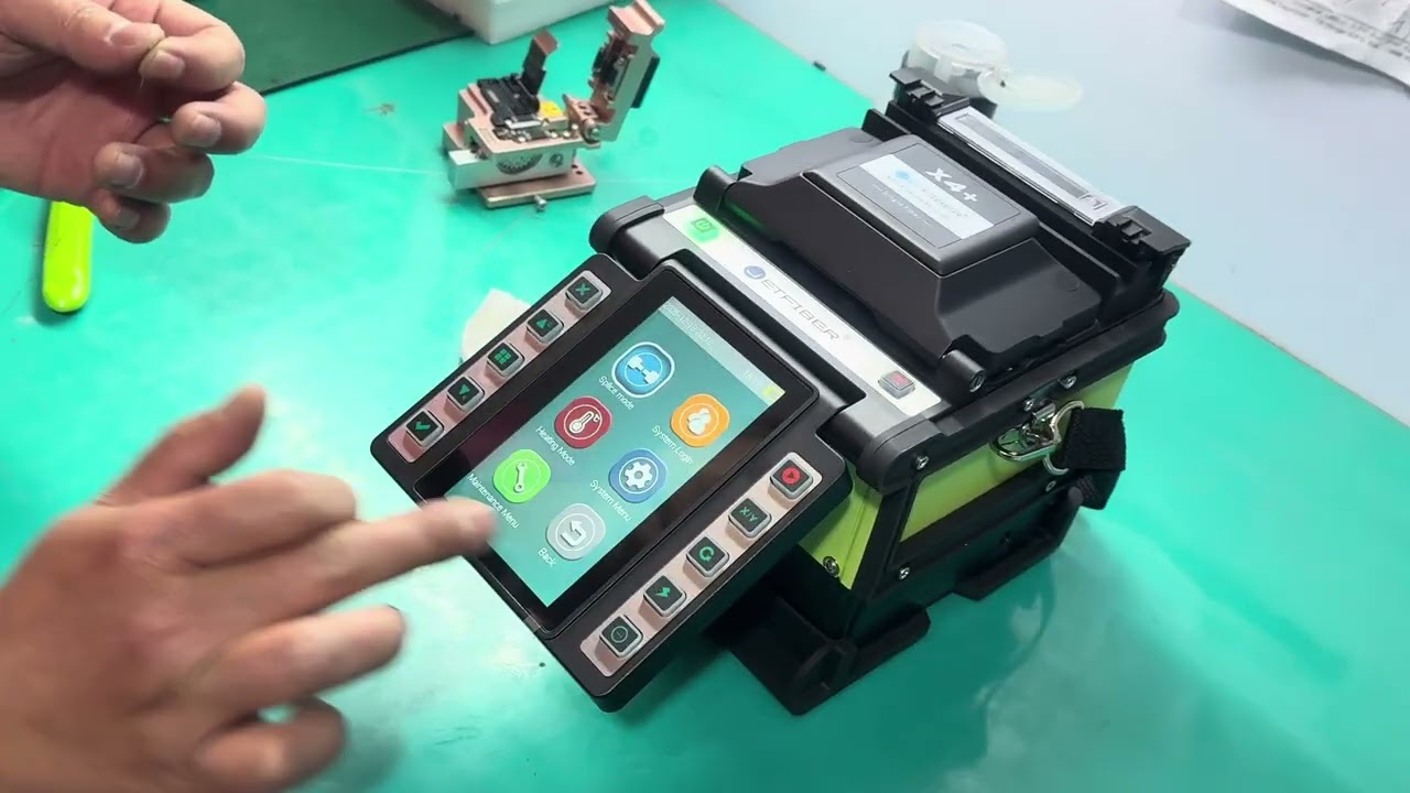How to do electrode stabilization in splicing machine 