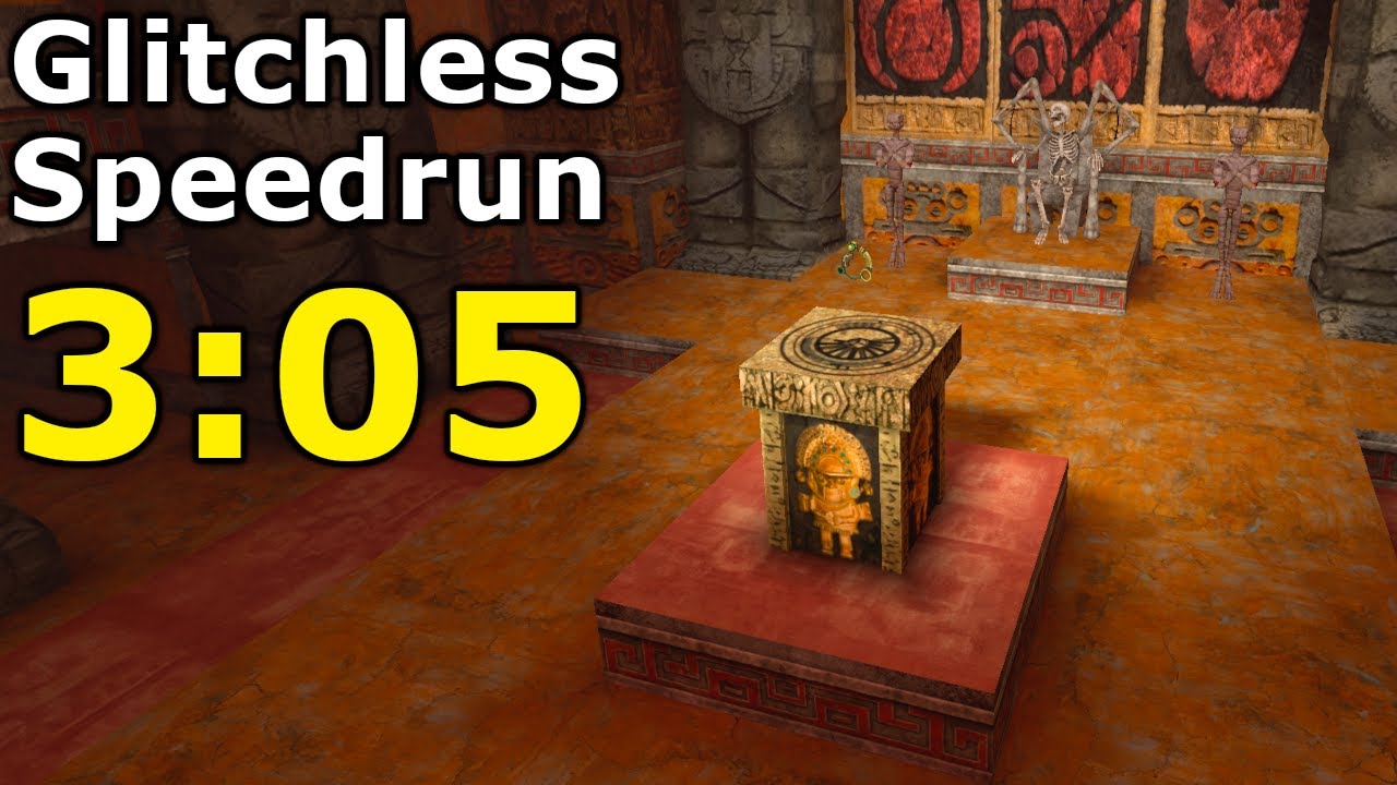 TR1R: Tomb of Qualopec Glitchless Speedrun - 3:05 [WR]