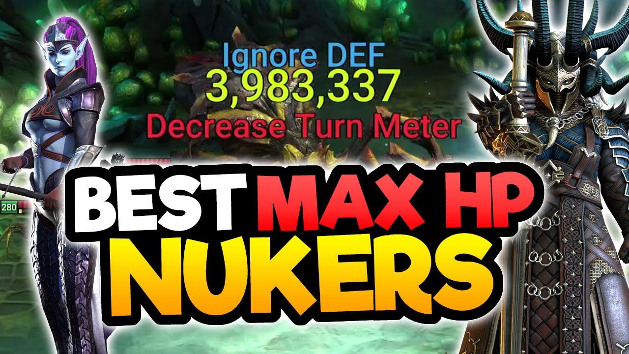 THESE CHAMPS MELT BOSSES - ALL ENEMY MAX HP NUKERS REVIEWED | RAID SHADOW LEGENDS