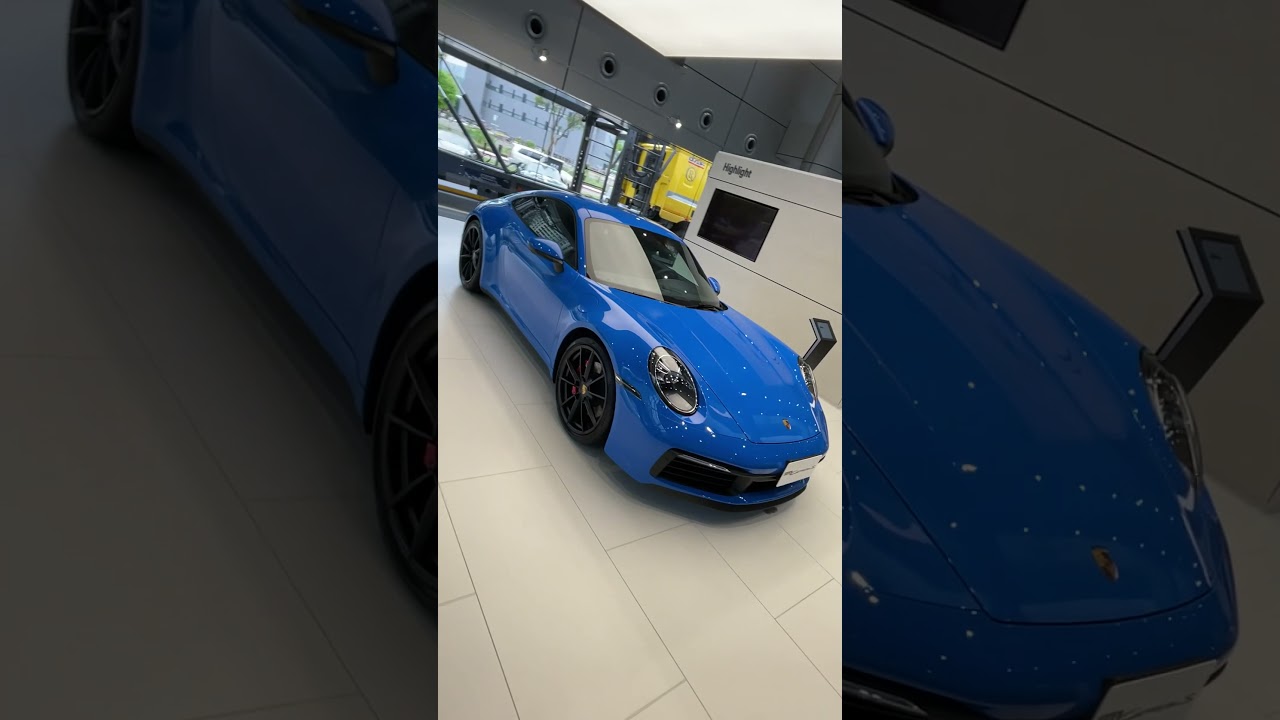 2022 Porsche 911 Carrera S - Shark Blue #Shorts