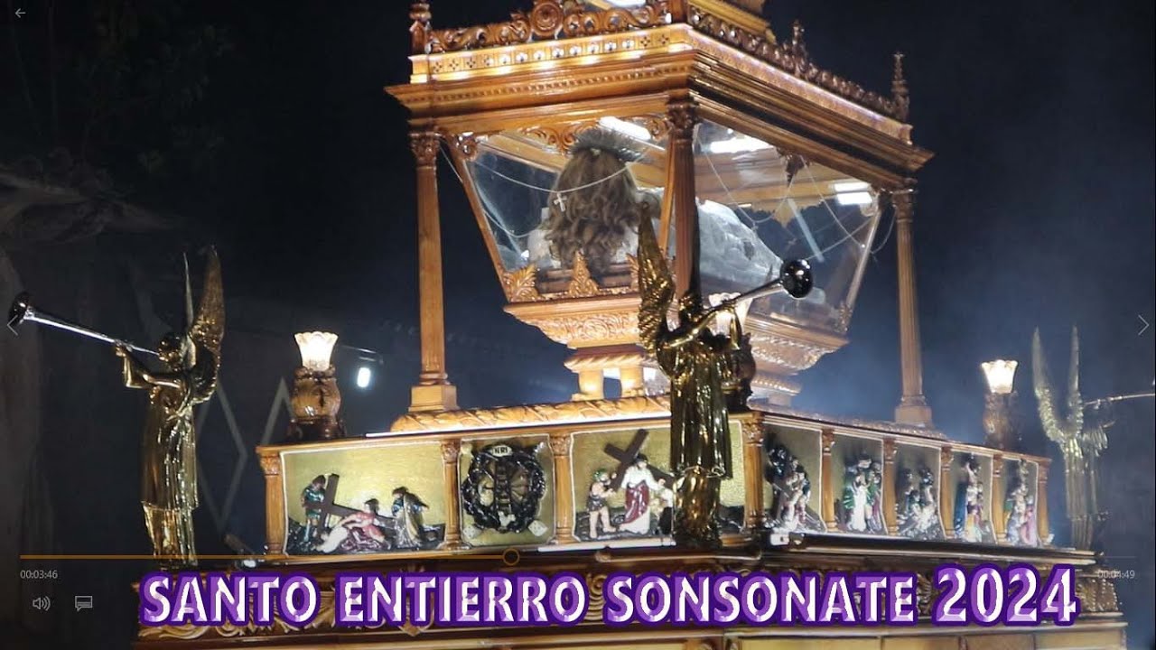 SEMANA SANTA - SONSONATE - Santo Entierro   Viernes Santo Marzo 2024