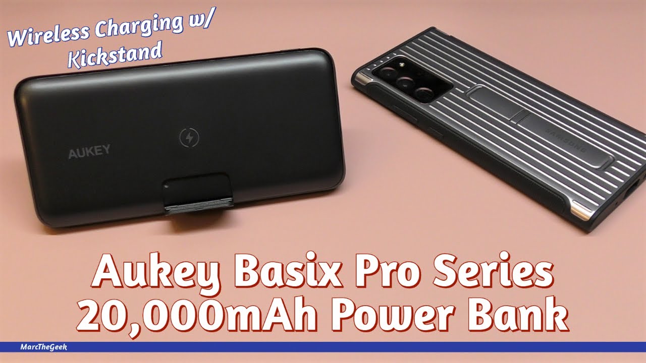 Aukey Basix Pro Series Great Power Bank / Wireless Charging w/Kickstand