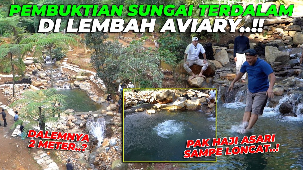 TERNYATA SUNGAI LEMBAH AVIARY DALAM BANGET..! PAK HAJI, MAS BAGONG SAMPE NYEBURR