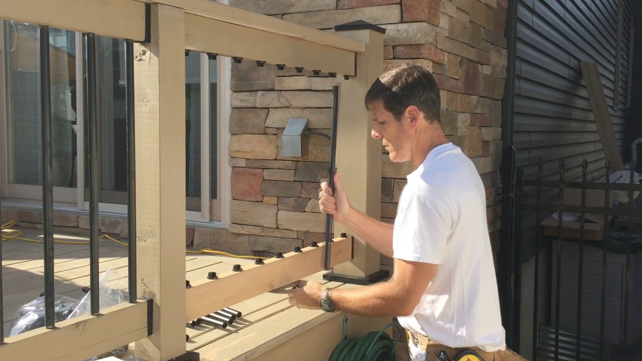 Installing The Snap Lock Baluster System
