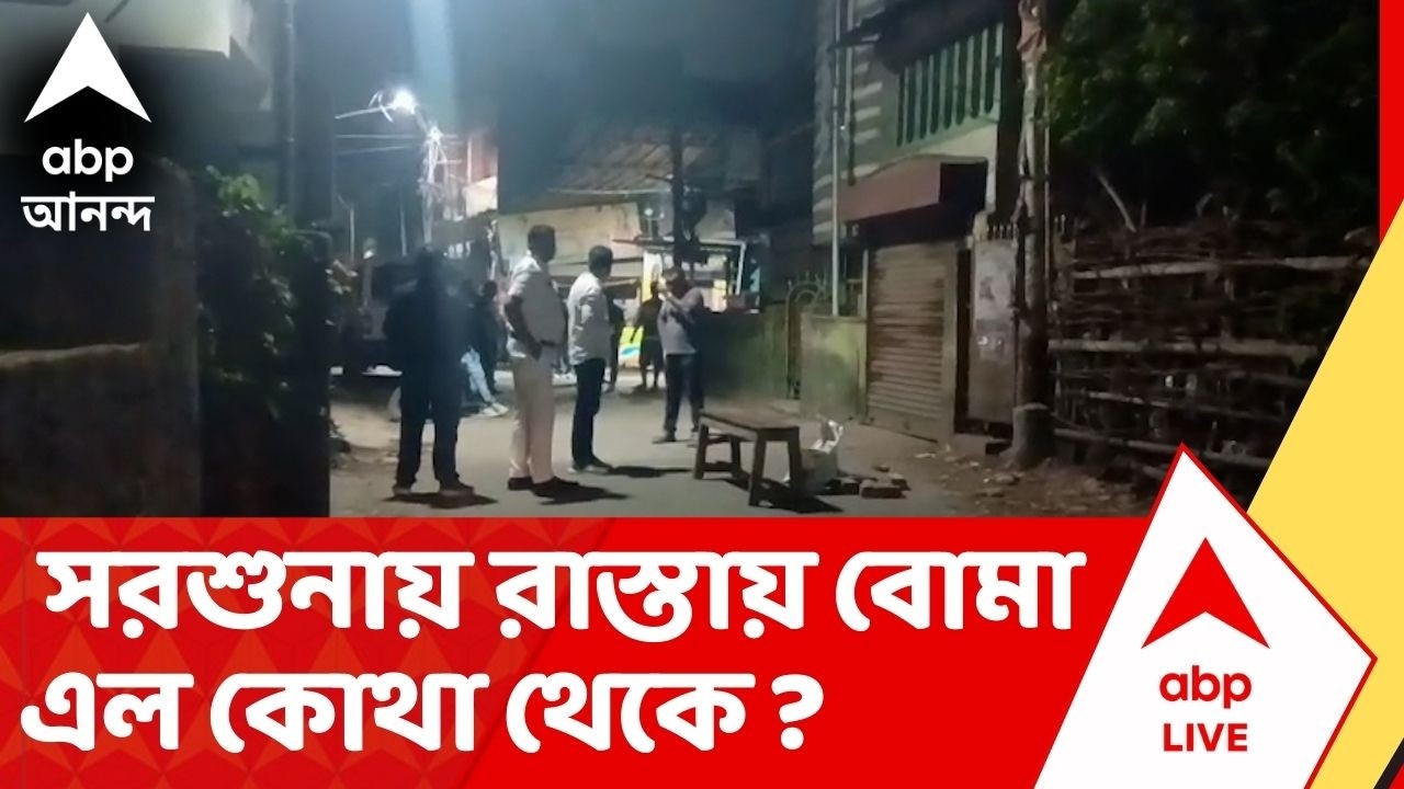 Bomb Recovery : ভোটের আগে সরশুনায় রাস্তা থেকে উদ্ধার বোমা ! Behala