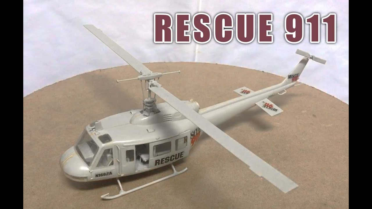 AMT rescue 911 model kit 救援直升機 模型
