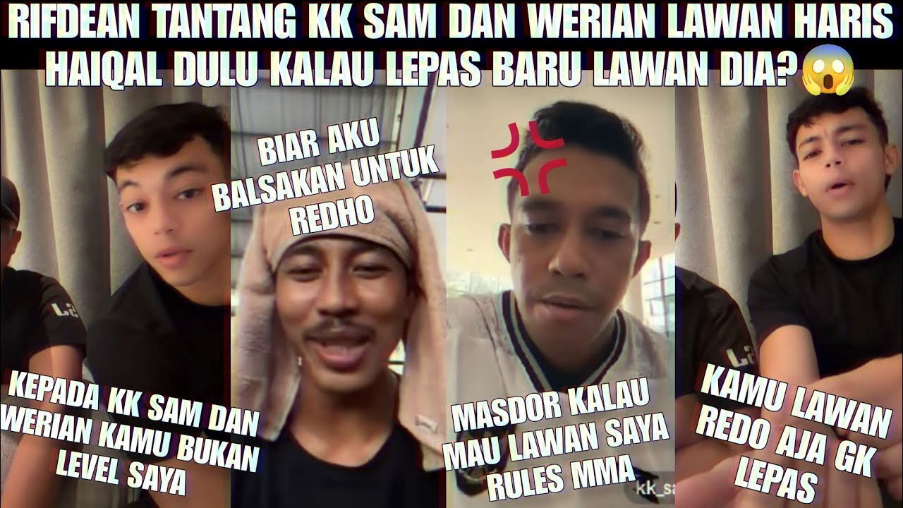 TANGGAPAN RIFDEAN TENTANG CALL OUT WEERIAN DAN KK SAM