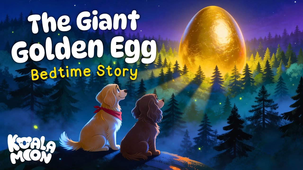 The Golden Easter Egg 🥚 🐶 Cozy Bedtime Story for Kids 😴 Hector & Sunny 🌙