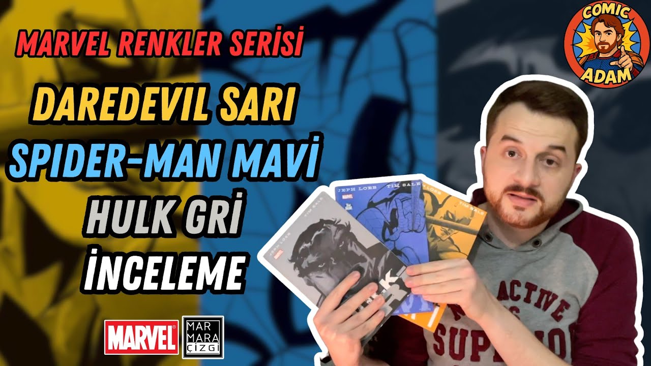MARVEL RENKLER SERİSİ (Daredevil Sarı / Spider-Man Mavi / Hulk Gri) 🔍 ÇİZGİ ROMAN İNCELEME 42