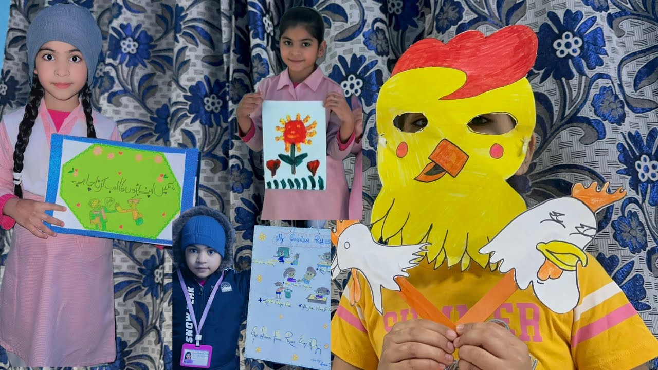 Ramadan Day 5 | Anabia’s Test Preparation & Project Making | Busy Mom Life Vlog
