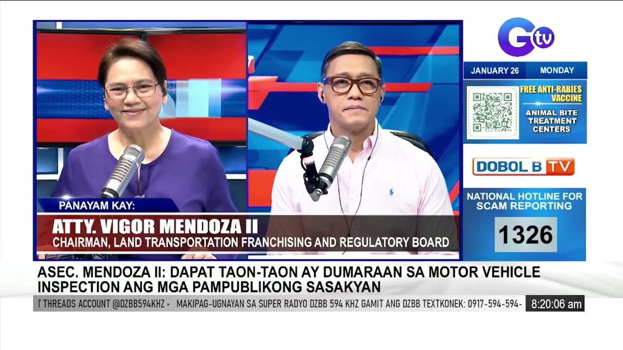 Motor vehicle inspection sa mga pampublikong sasakyan, regular nang ipatutupad — LTFRB