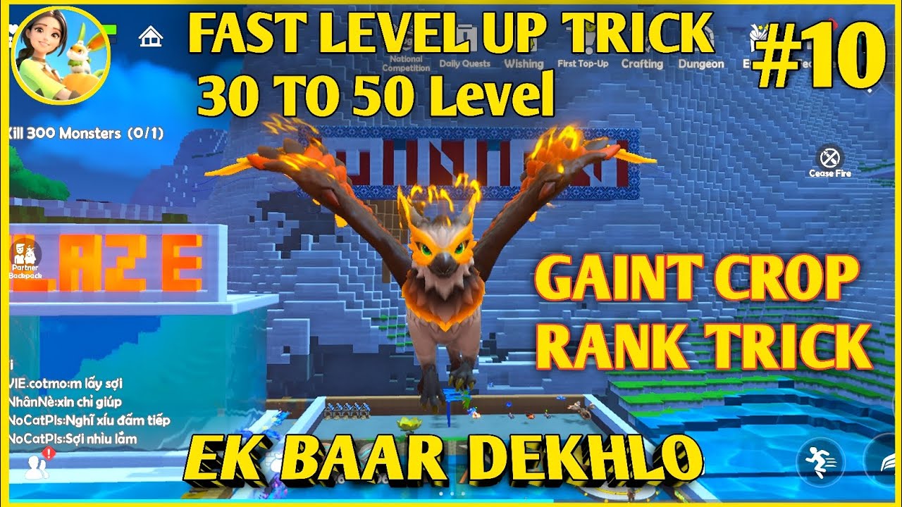 LIGHTUS | HOW TO RANK IN GAINT CROPS & BEST LEVEL UP TRICK FULL GUIDE | PALWORLD | HINDI | EP #10