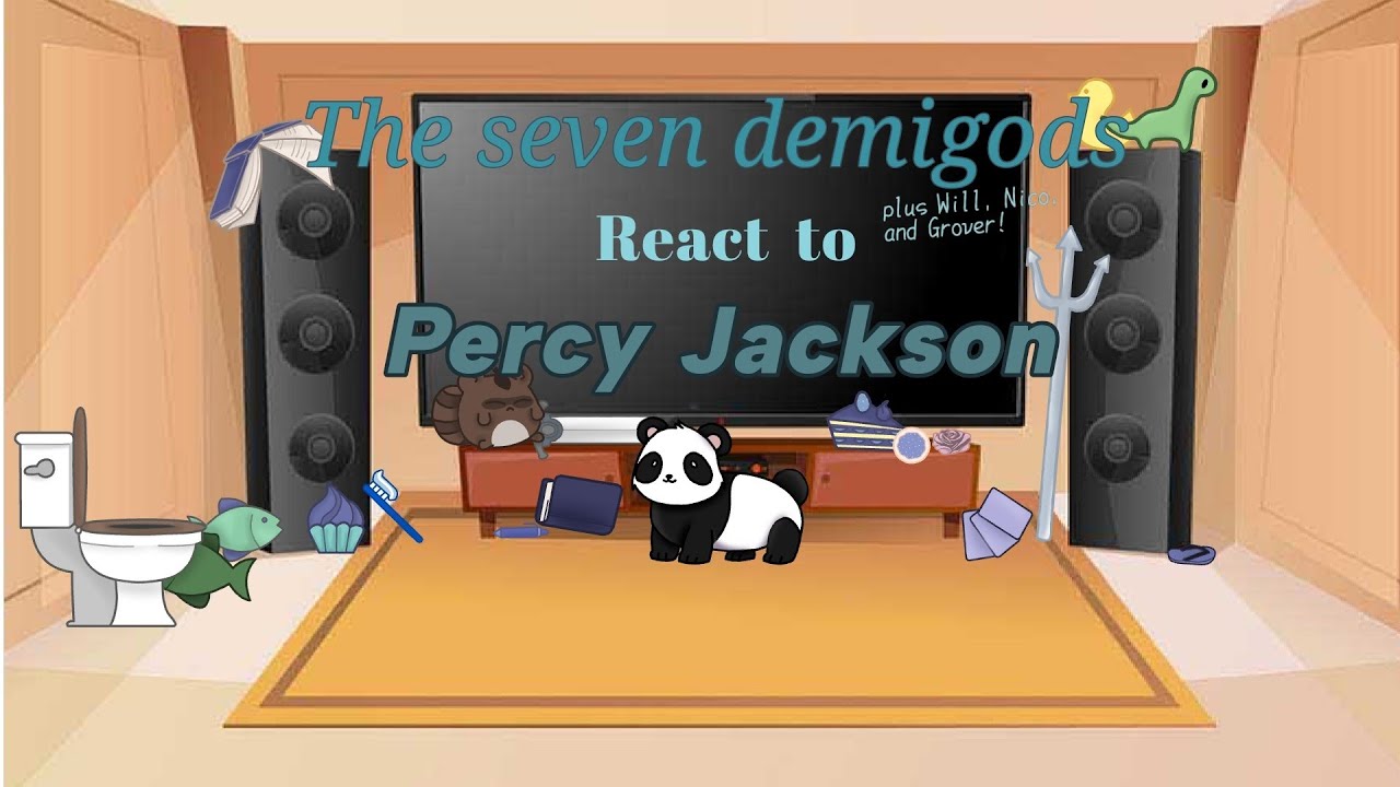 The seven demigods + Will, Nico, and Grover react to Percy Jackson!  Part two, angsty version