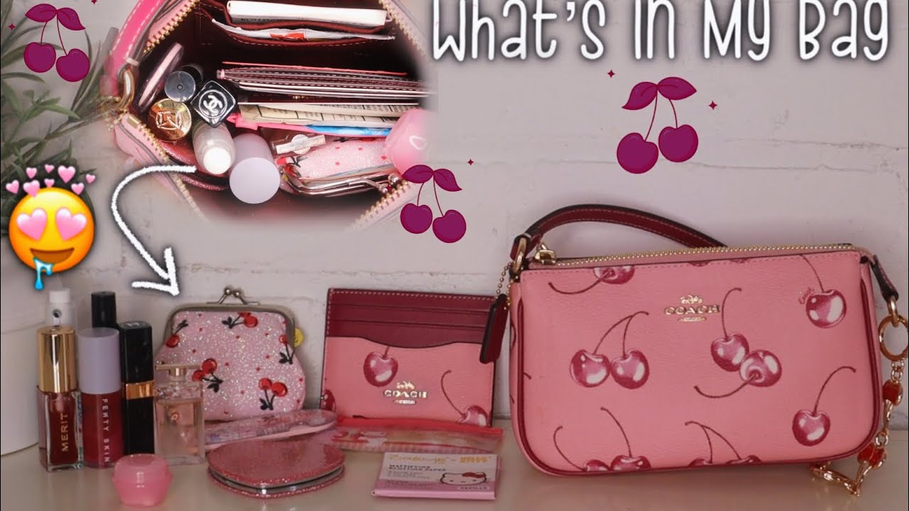 🩷 What’s In My Bag - Coach Nolita 19 Cherry Print