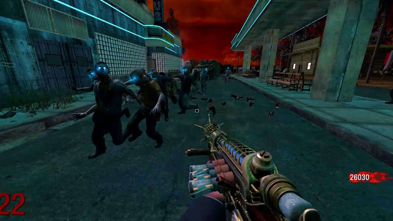 Call of Duty Black Ops 1 Zombies Bus Depot Remake Gameplay Custom Zombies