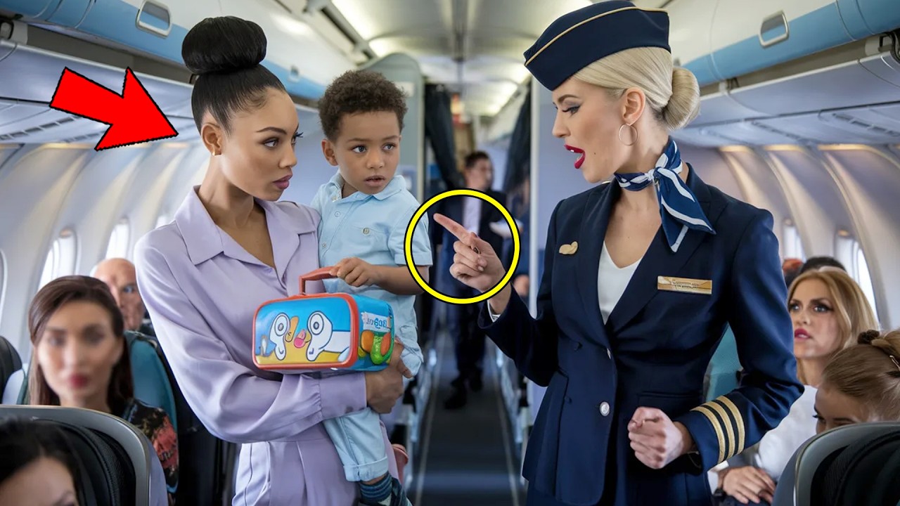 Flight Attendant Mocks Black Mom in Business Class — Then CEO Boards the Plane Mid-Flight...