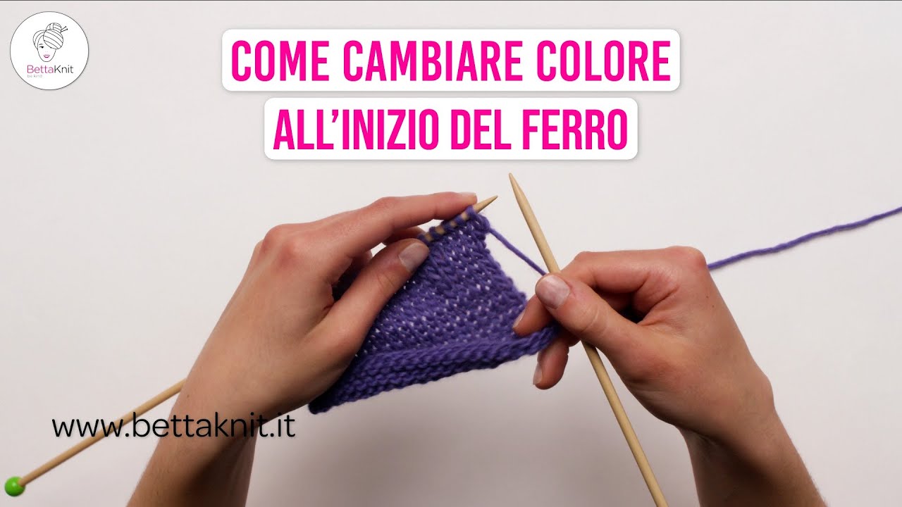 Come cambiare colore all'inizio del ferro
