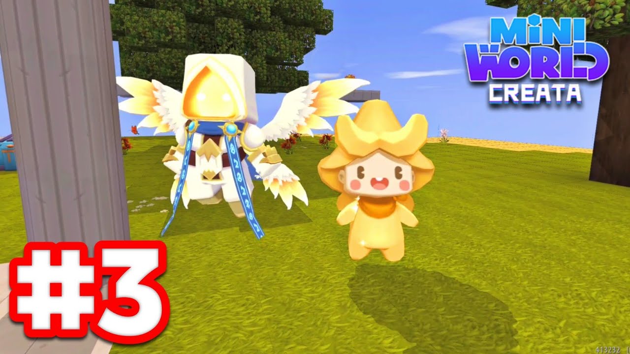 Mini World Survival #3 We found the Angel of Miras