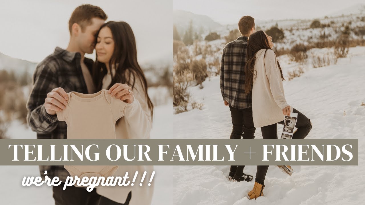 Telling our family + friends WE'RE PREGNANT!!!