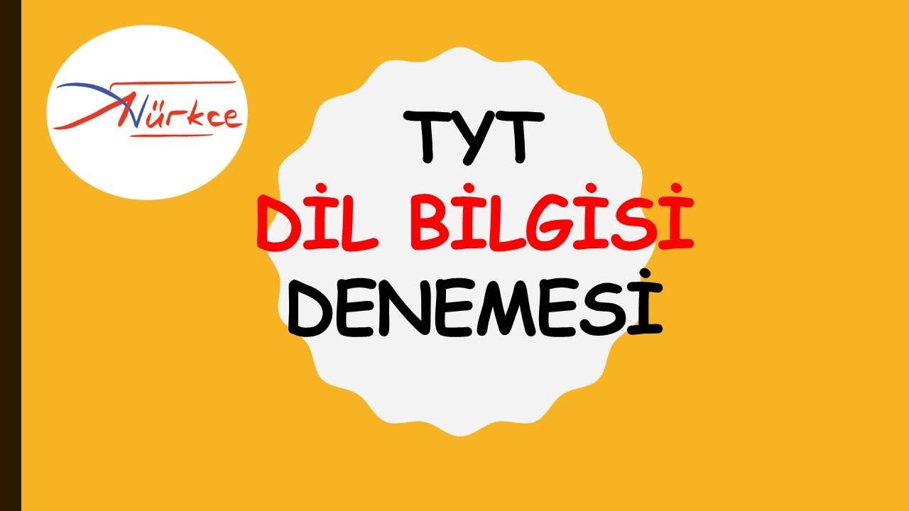 5) TYT TÜRKÇE DİL BİLGİSİ DENEMESİ / (ADEM HOCA)