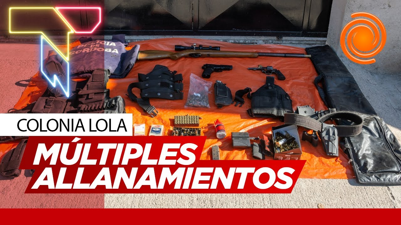 Operativos Impactantes en Córdoba: 200 Allanamientos, 20 detenidos y armas incautadas
