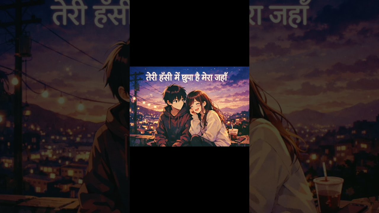 तेरी हँसी में छुपा है मेरा सारा जहाँ,तेरी बातों से महके मेरा हर एक समा🖤💖❤️