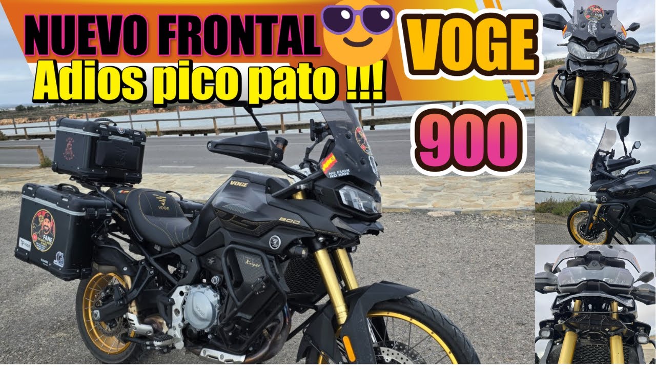 QUE TE PARECE EL NUEVO FRONTAL DE MI VOGE 900 DSX ??? TE ENSEÑO COMO LO HE HECHO!