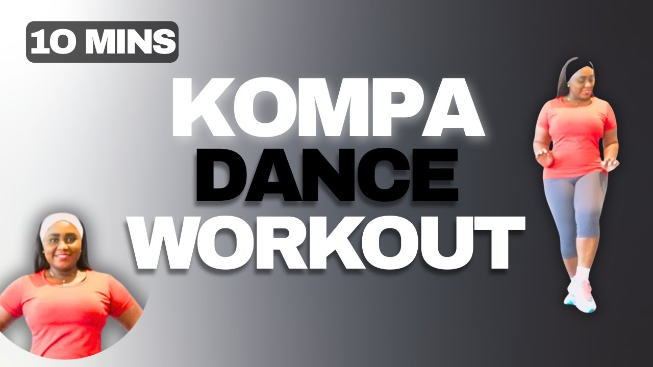 10 Mins KOMPA DANCE WORKOUT to Burn Fat (Beginner – Advanced)