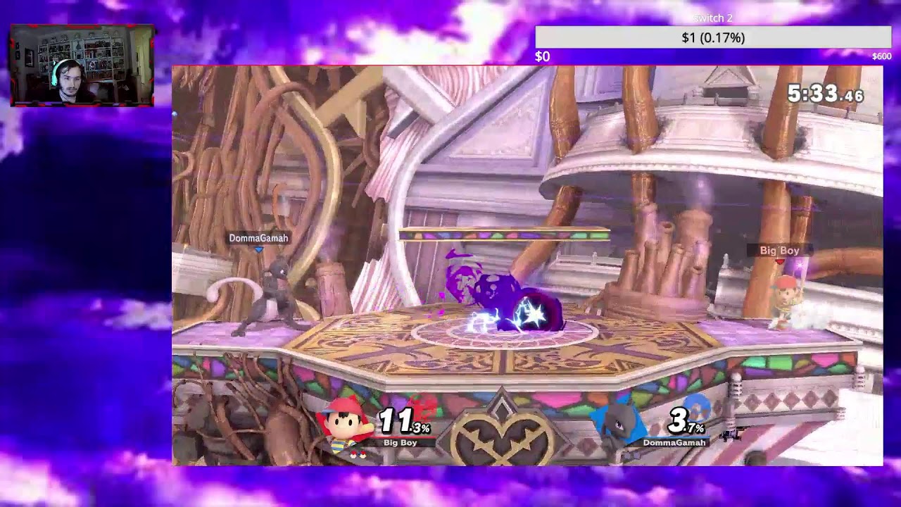 playing smashy bros vs viewers