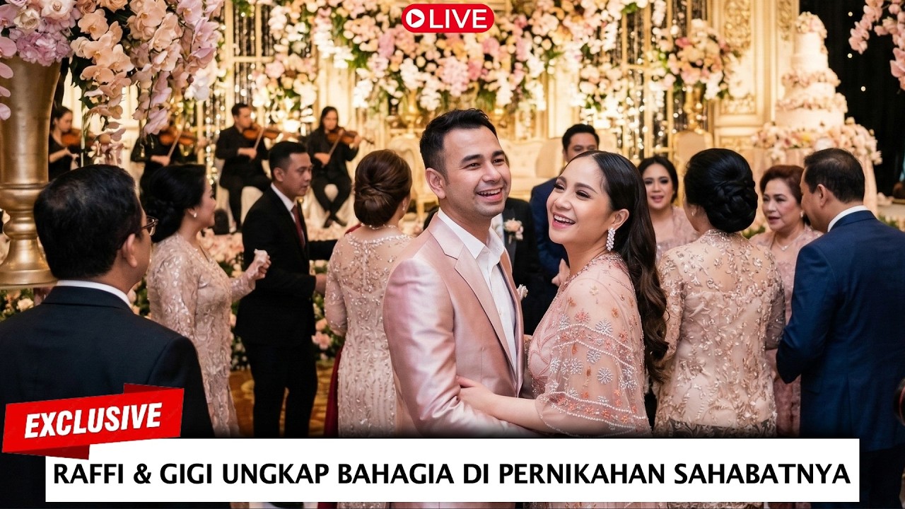 Pernikahan Andre Taulany & Amanda Rigby Digelar Privat, Kehadiran Raffi & Nagita Jadi Sorotan Media