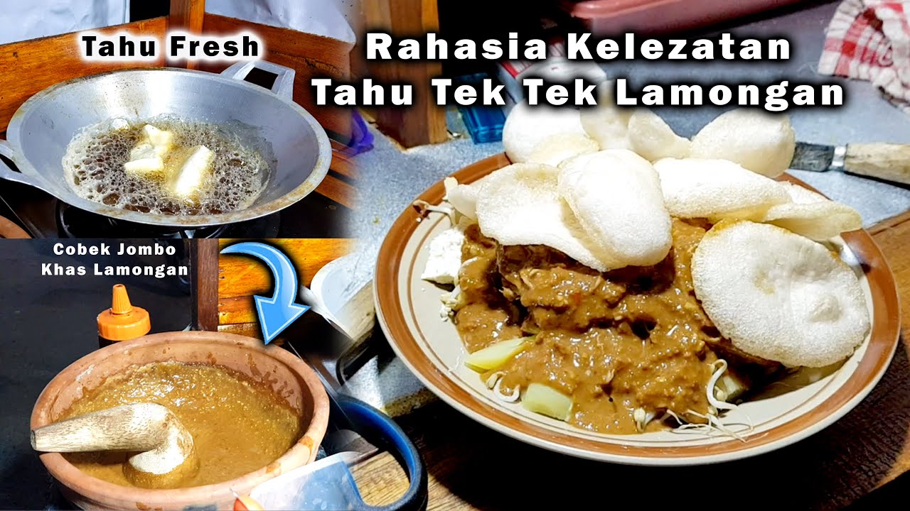 Tahu Tek Lamongan / Tahu Tek Telor. Kuliner Surabaya | Jajanan Pinggir Jalan 2021 Sahabat Makan